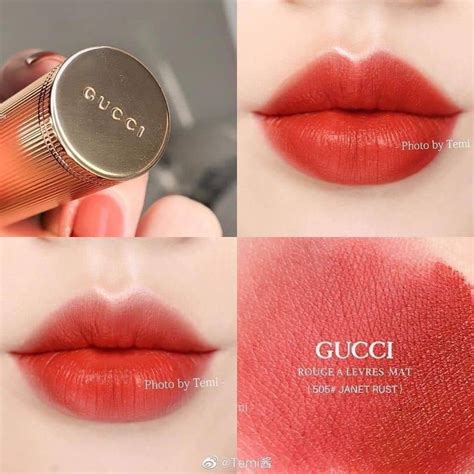 gucci 505 lipstick|gucci 505 janet rust.